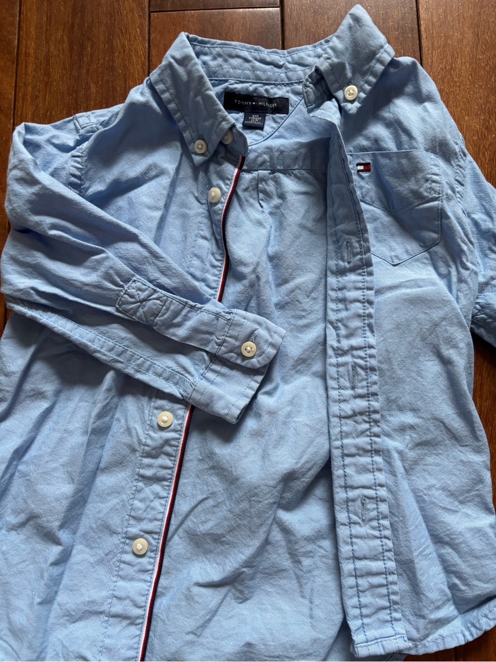 Tommy Hilfiger Light Blue Button-Down Oxford Shirt